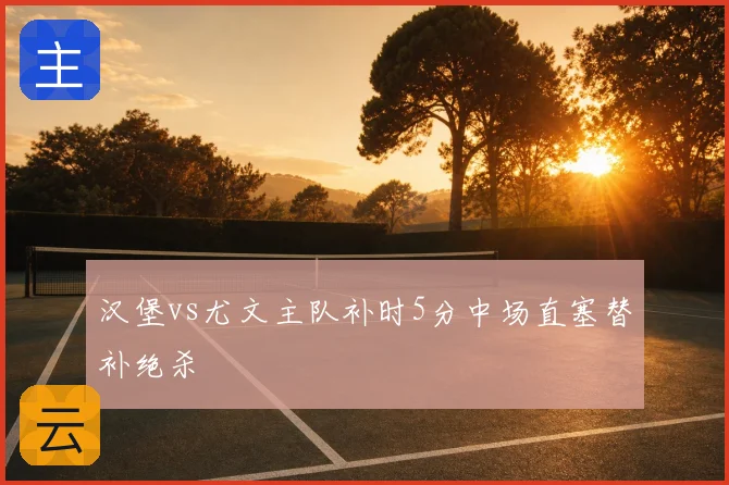 汉堡vs尤文主队补时5分中场直塞替补绝杀